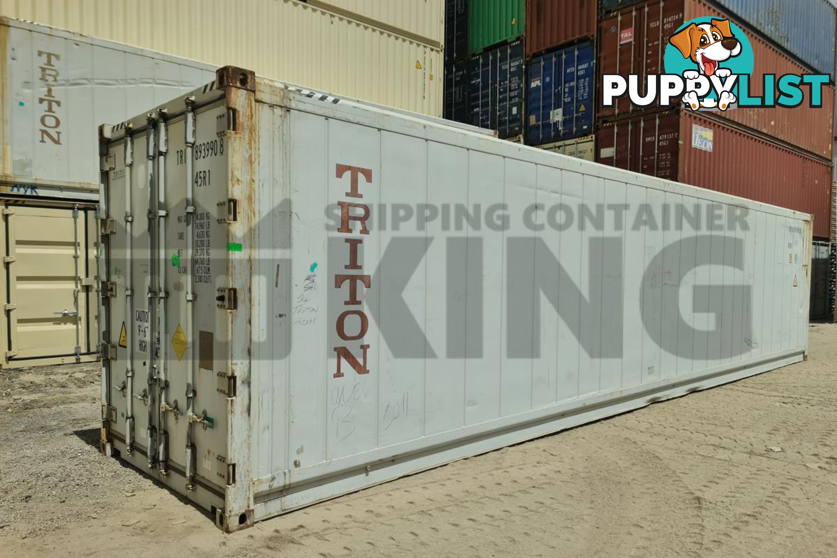 40' HIGH CUBE REFRIGERATED "REEFER" SHIPPING CONTAINER (OPERATIONAL)