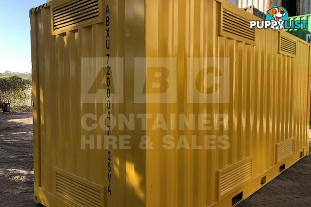 20' HIGH CUBE SIDE OPENING DANGEROUS GOODS SHIPPING CONTAINER - in Brisbane
