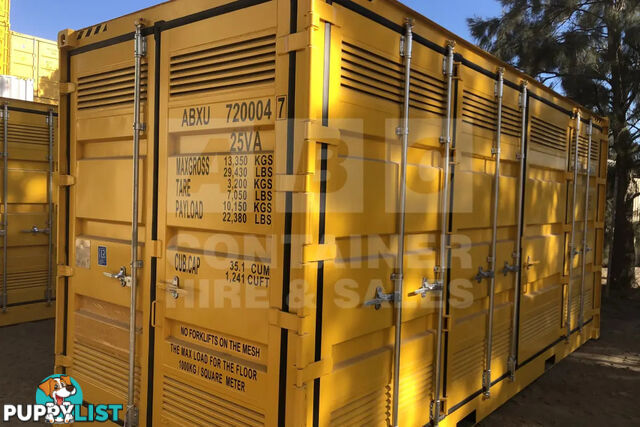 20' HIGH CUBE SIDE OPENING DANGEROUS GOODS SHIPPING CONTAINER - in Brisbane
