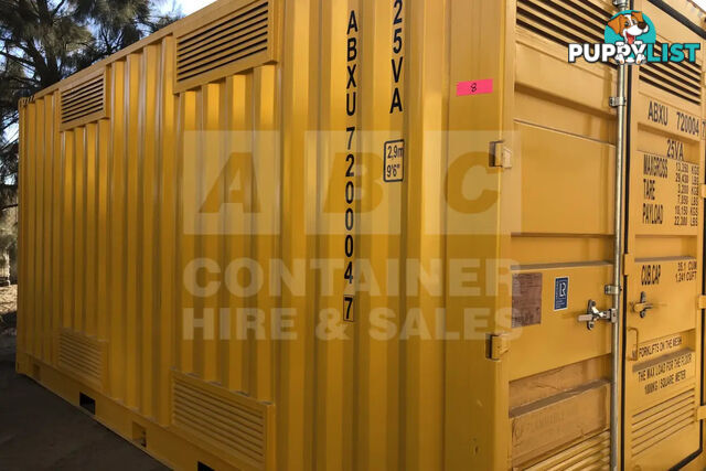 20' HIGH CUBE SIDE OPENING DANGEROUS GOODS SHIPPING CONTAINER - in Brisbane