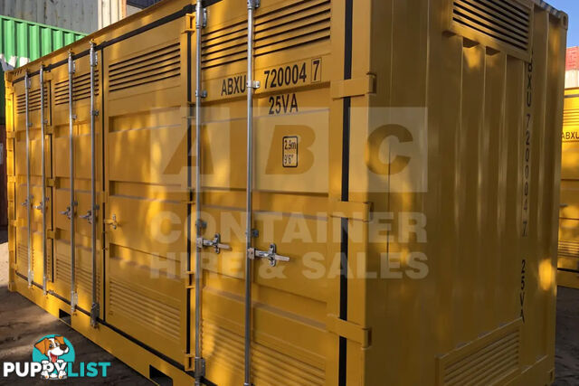 20' HIGH CUBE SIDE OPENING DANGEROUS GOODS SHIPPING CONTAINER - in Brisbane