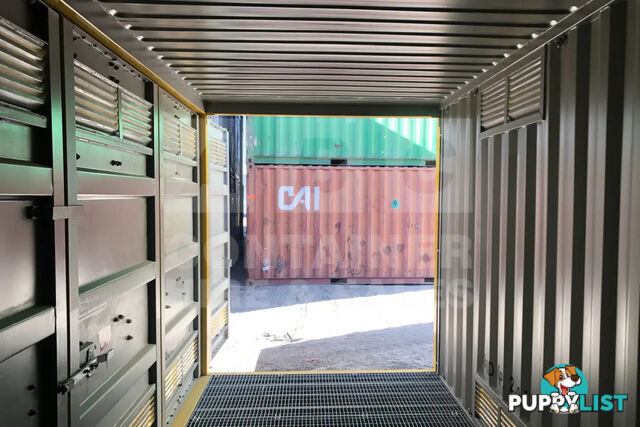 20' HIGH CUBE SIDE OPENING DANGEROUS GOODS SHIPPING CONTAINER - in Brisbane