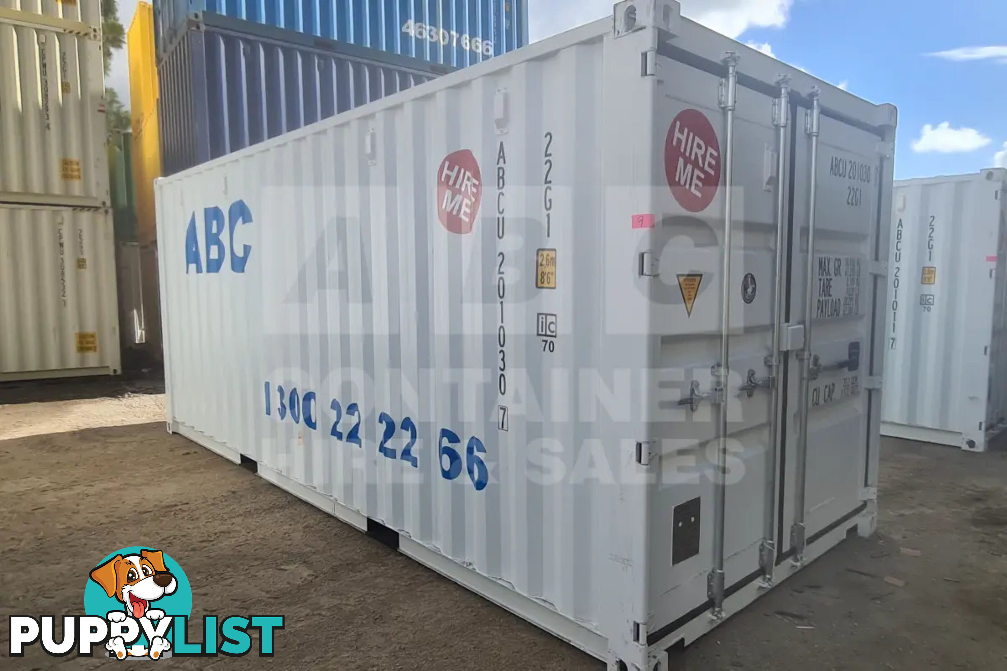 20' STANDARD HEIGHT SHIPPING CONTAINER - in Lismore