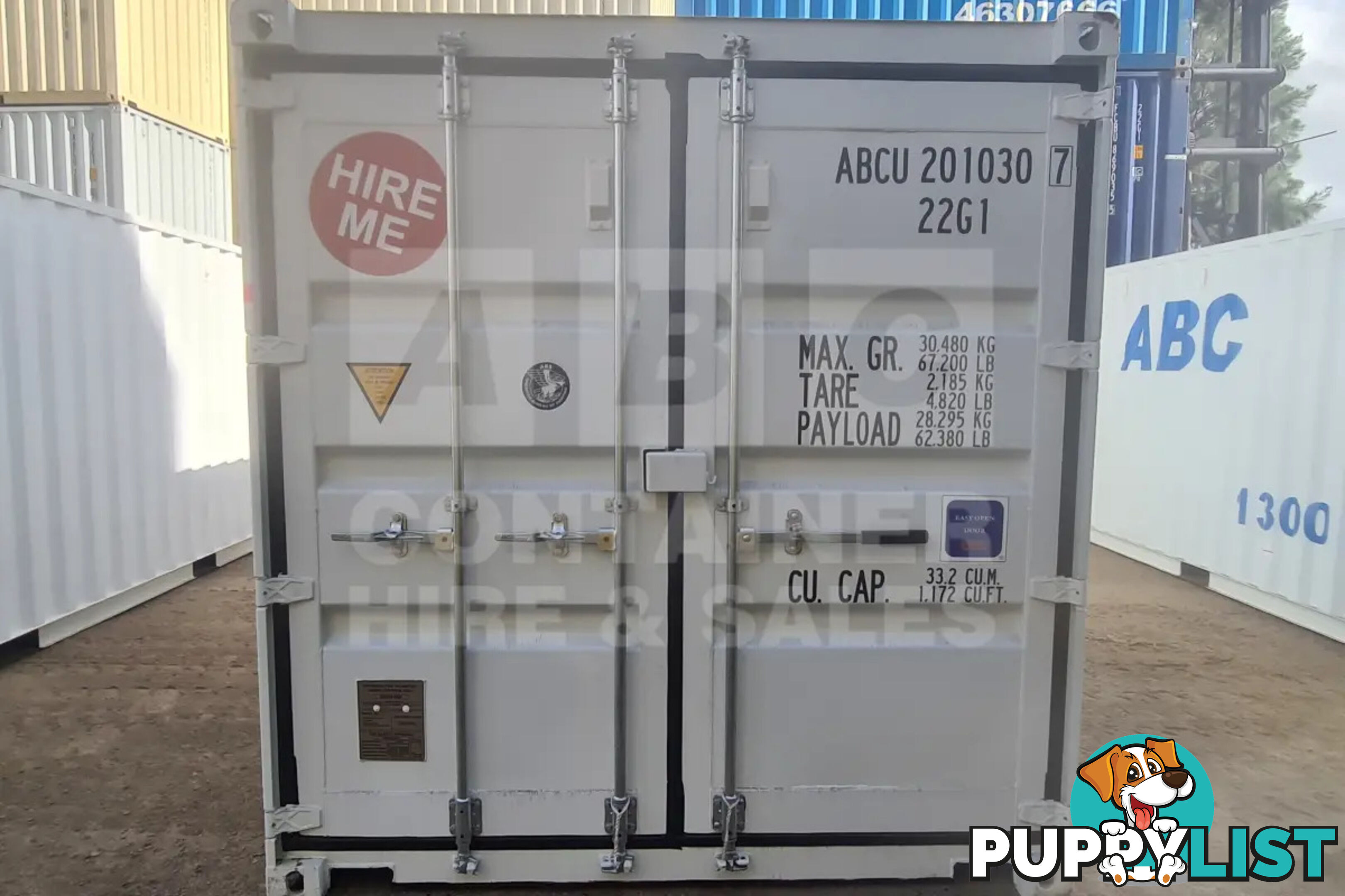 20' STANDARD HEIGHT SHIPPING CONTAINER - in Lismore