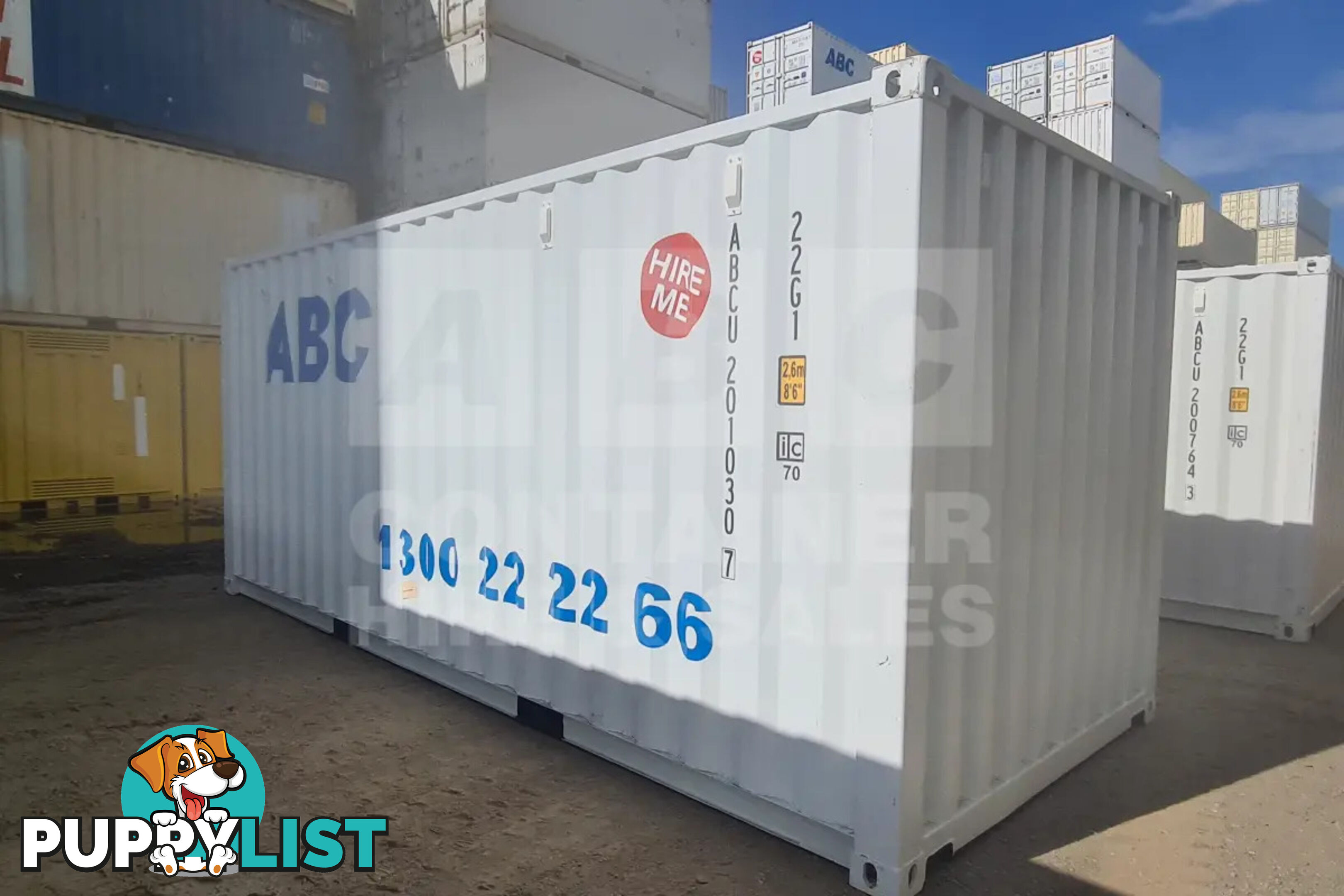 20' STANDARD HEIGHT SHIPPING CONTAINER - in Lismore