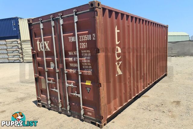 20' STANDARD HEIGHT SHIPPING CONTAINER - in Brisbane