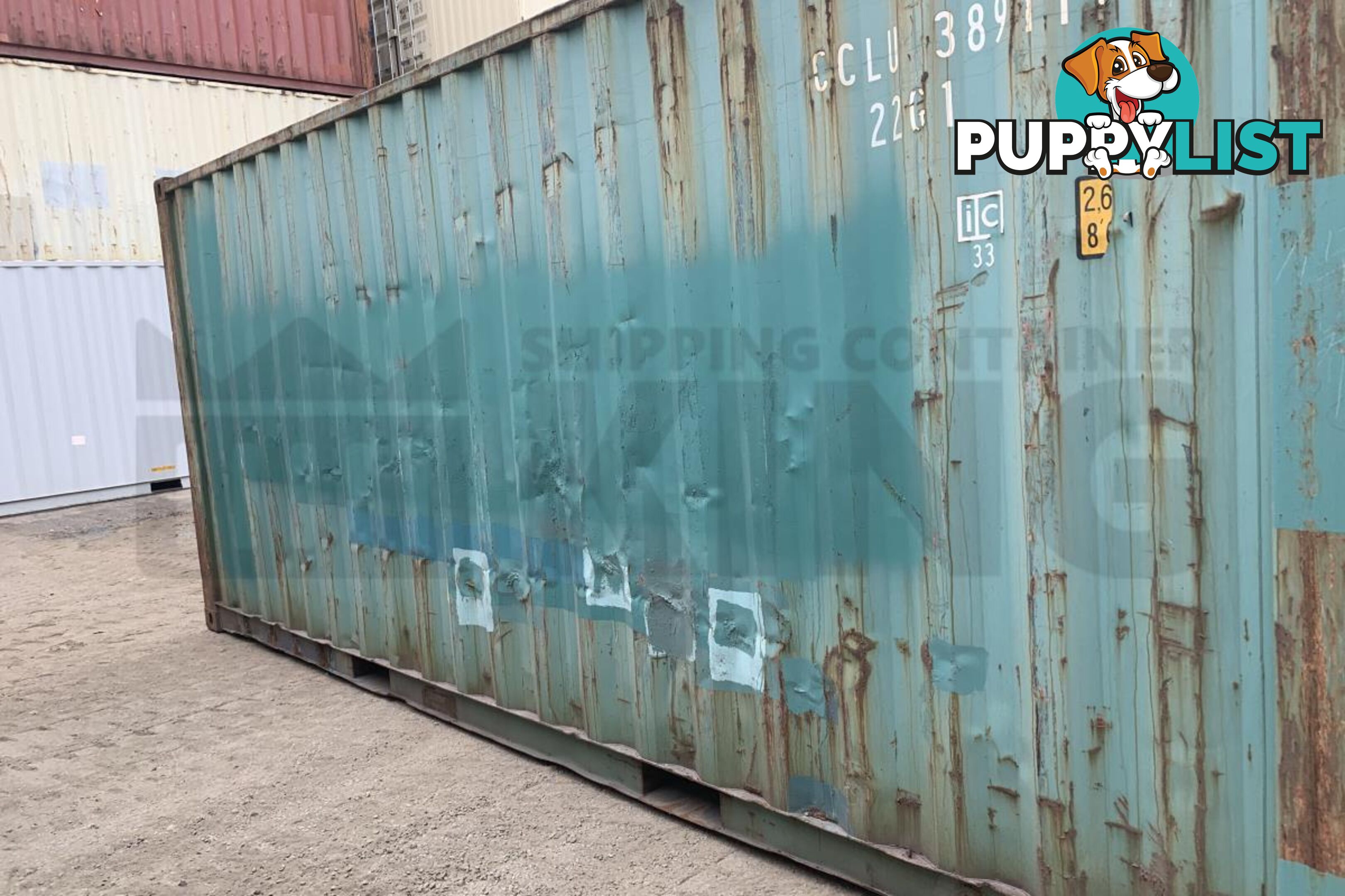 20' STANDARD HEIGHT SHIPPING CONTAINER (AS-IS CONDITION) - in Toowoomba