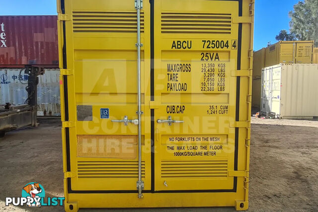 20' HIGH CUBE SIDE OPENING DANGEROUS GOODS SHIPPING CONTAINER