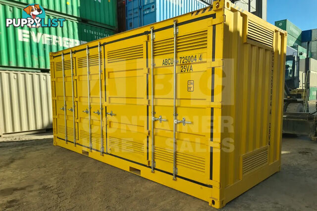 20' HIGH CUBE SIDE OPENING DANGEROUS GOODS SHIPPING CONTAINER