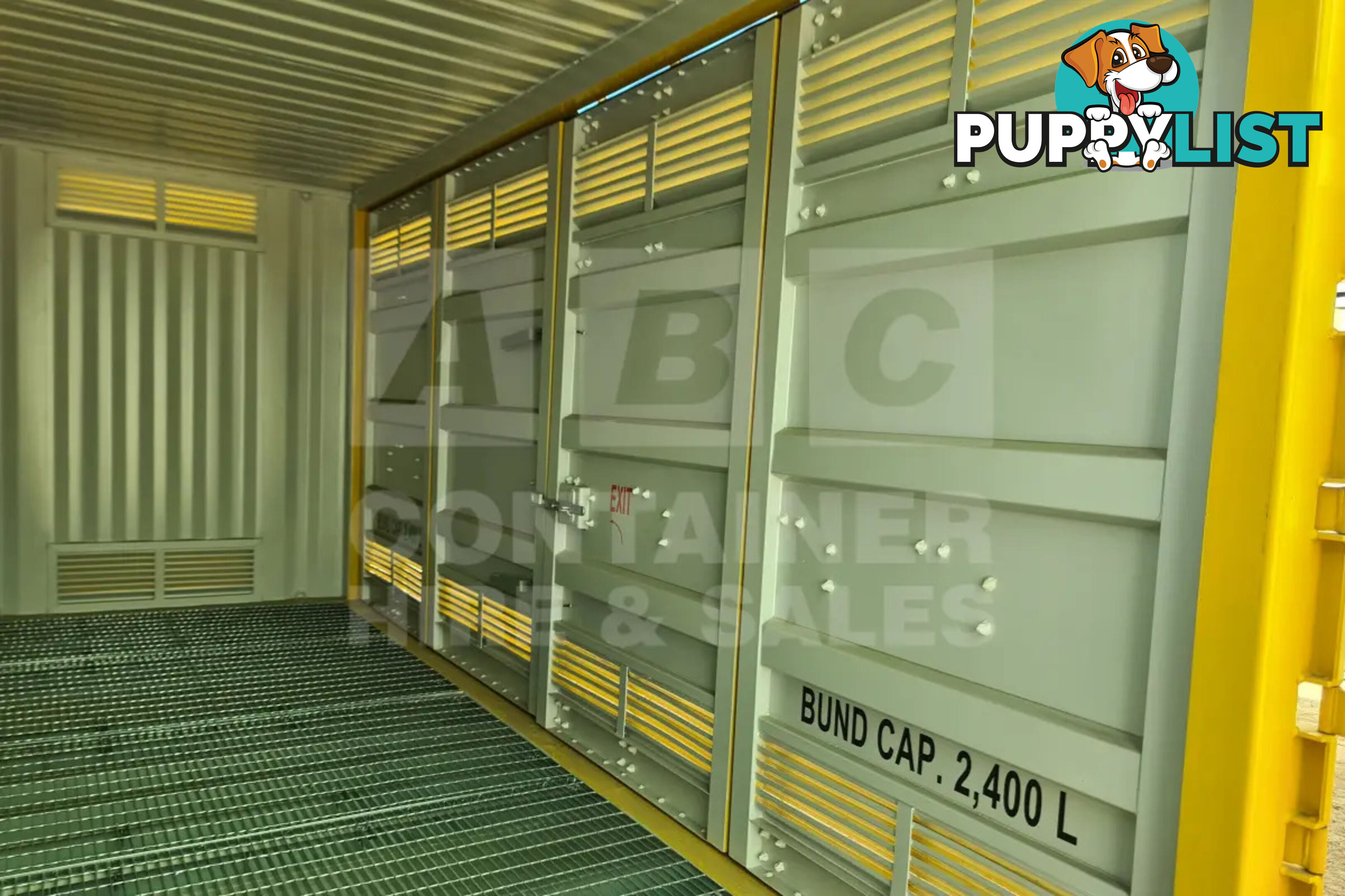20' HIGH CUBE SIDE OPENING DANGEROUS GOODS SHIPPING CONTAINER