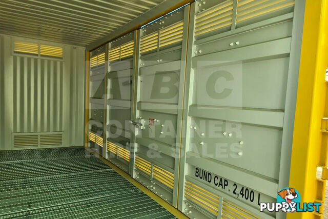 20' HIGH CUBE SIDE OPENING DANGEROUS GOODS SHIPPING CONTAINER
