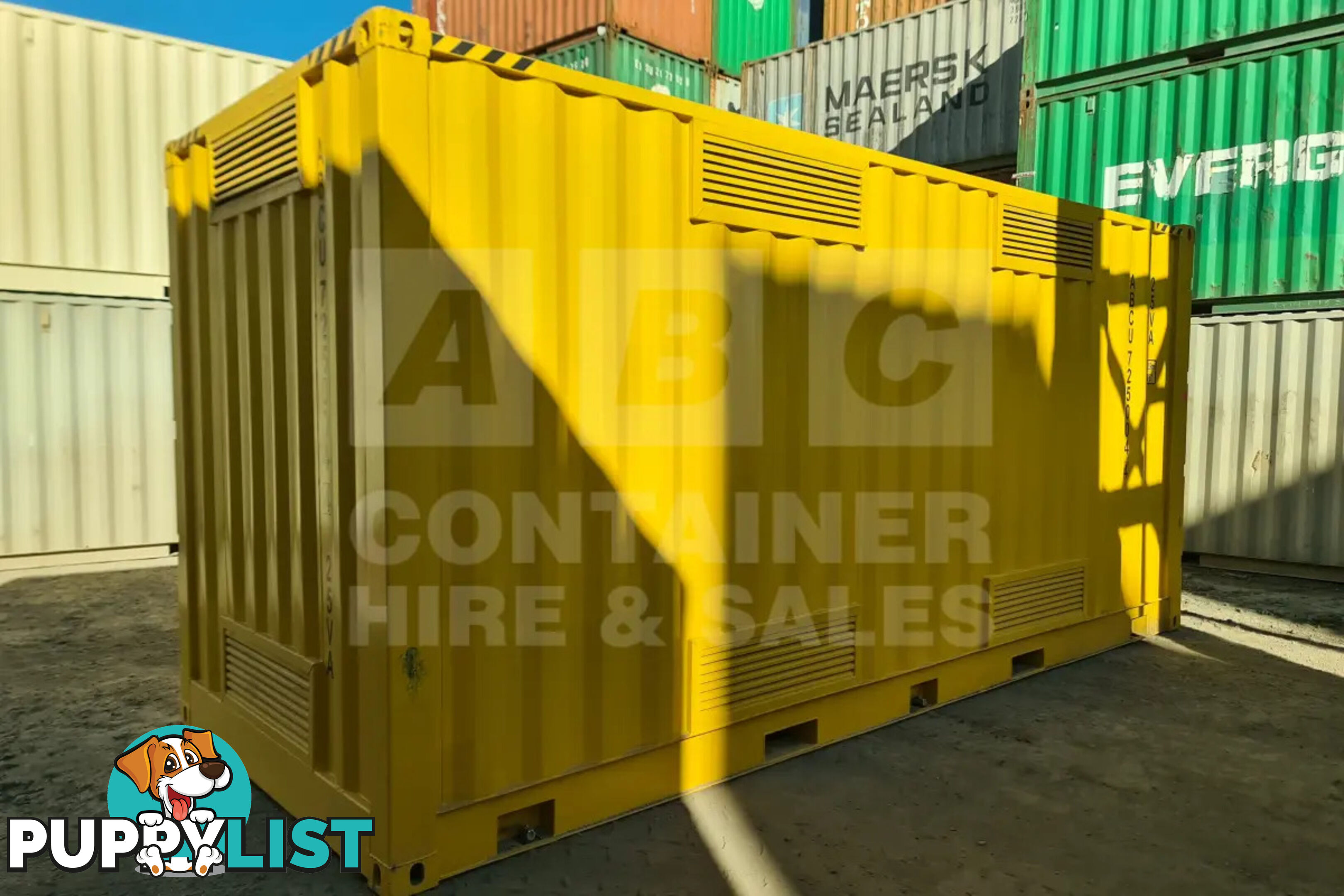 20' HIGH CUBE SIDE OPENING DANGEROUS GOODS SHIPPING CONTAINER