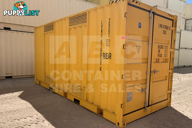 20' HIGH CUBE SIDE OPENING DANGEROUS GOODS SHIPPING CONTAINER