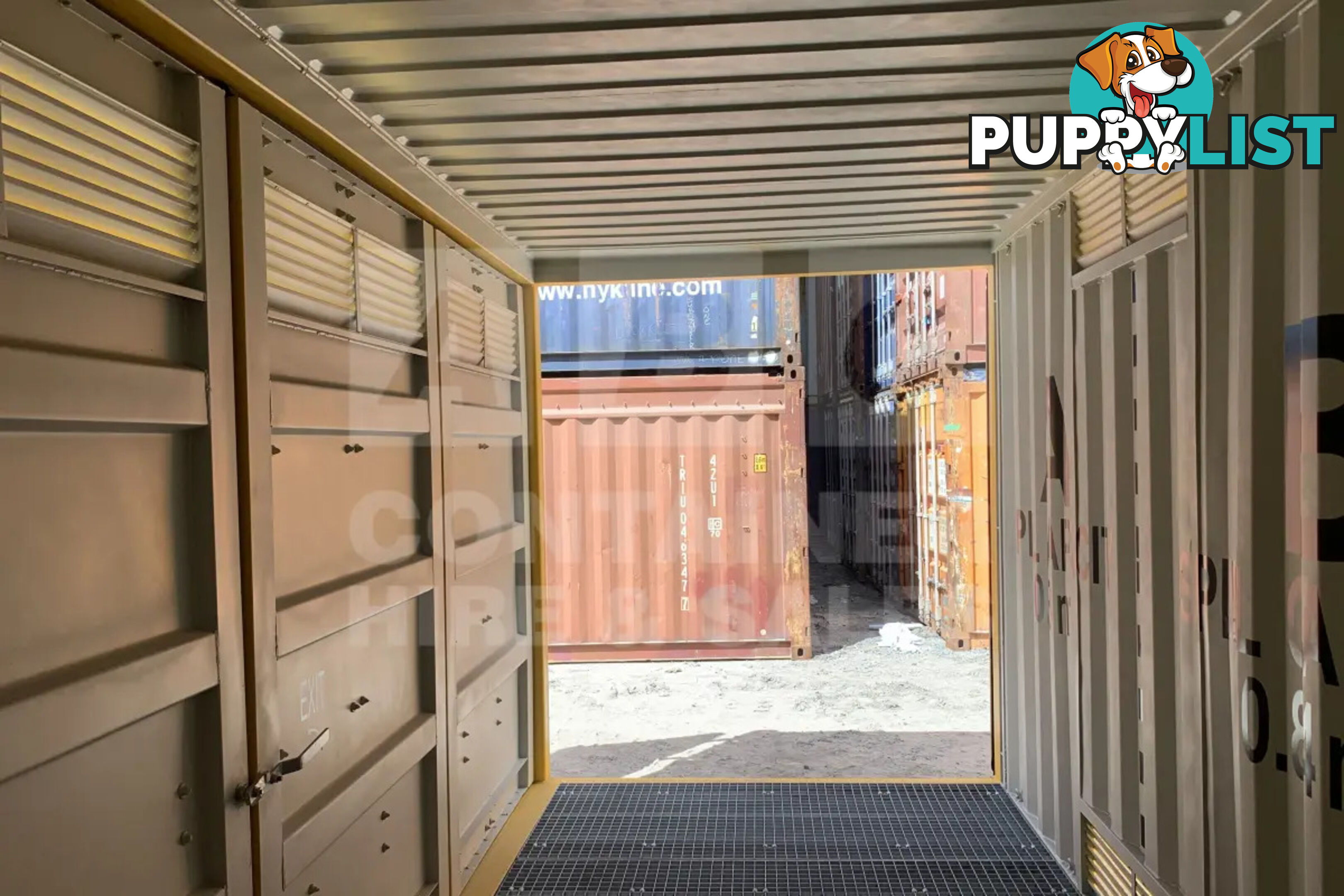 20' HIGH CUBE SIDE OPENING DANGEROUS GOODS SHIPPING CONTAINER