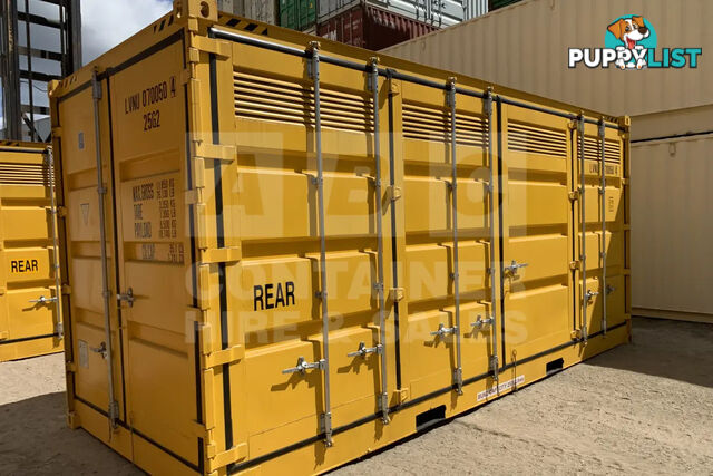 20' HIGH CUBE SIDE OPENING DANGEROUS GOODS SHIPPING CONTAINER