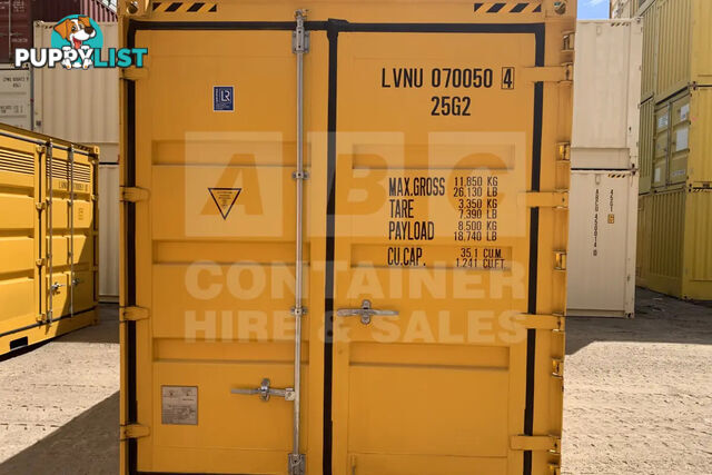 20' HIGH CUBE SIDE OPENING DANGEROUS GOODS SHIPPING CONTAINER