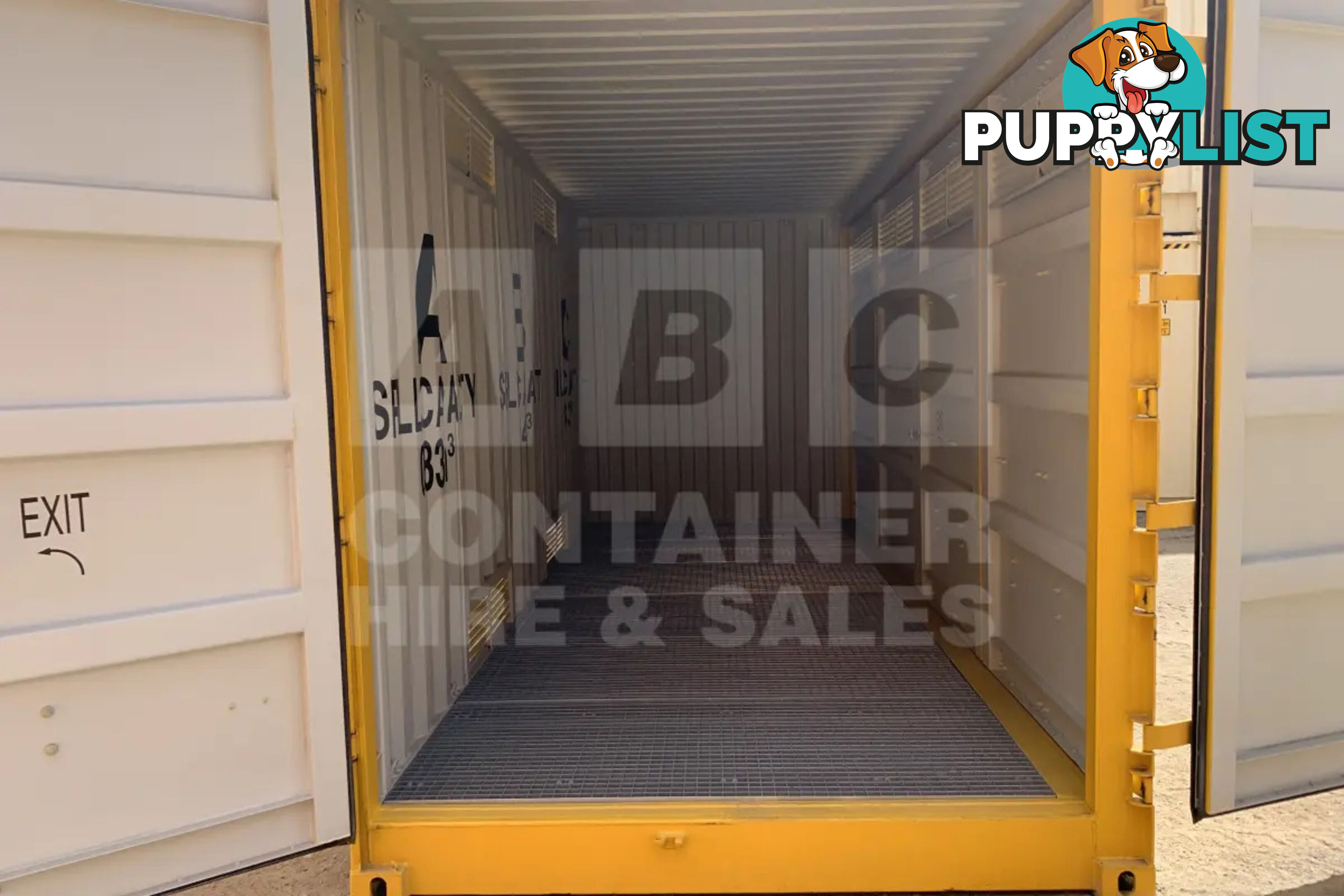 20' HIGH CUBE SIDE OPENING DANGEROUS GOODS SHIPPING CONTAINER