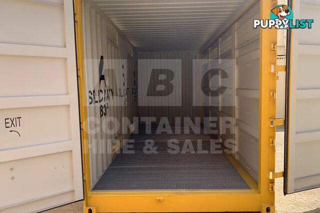 20' HIGH CUBE SIDE OPENING DANGEROUS GOODS SHIPPING CONTAINER
