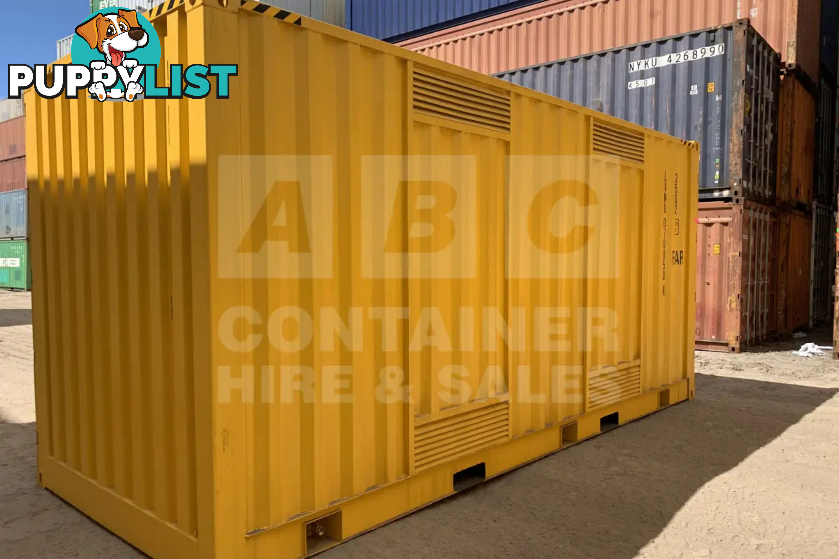 20' HIGH CUBE SIDE OPENING DANGEROUS GOODS SHIPPING CONTAINER