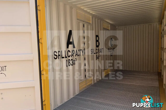 20' HIGH CUBE SIDE OPENING DANGEROUS GOODS SHIPPING CONTAINER