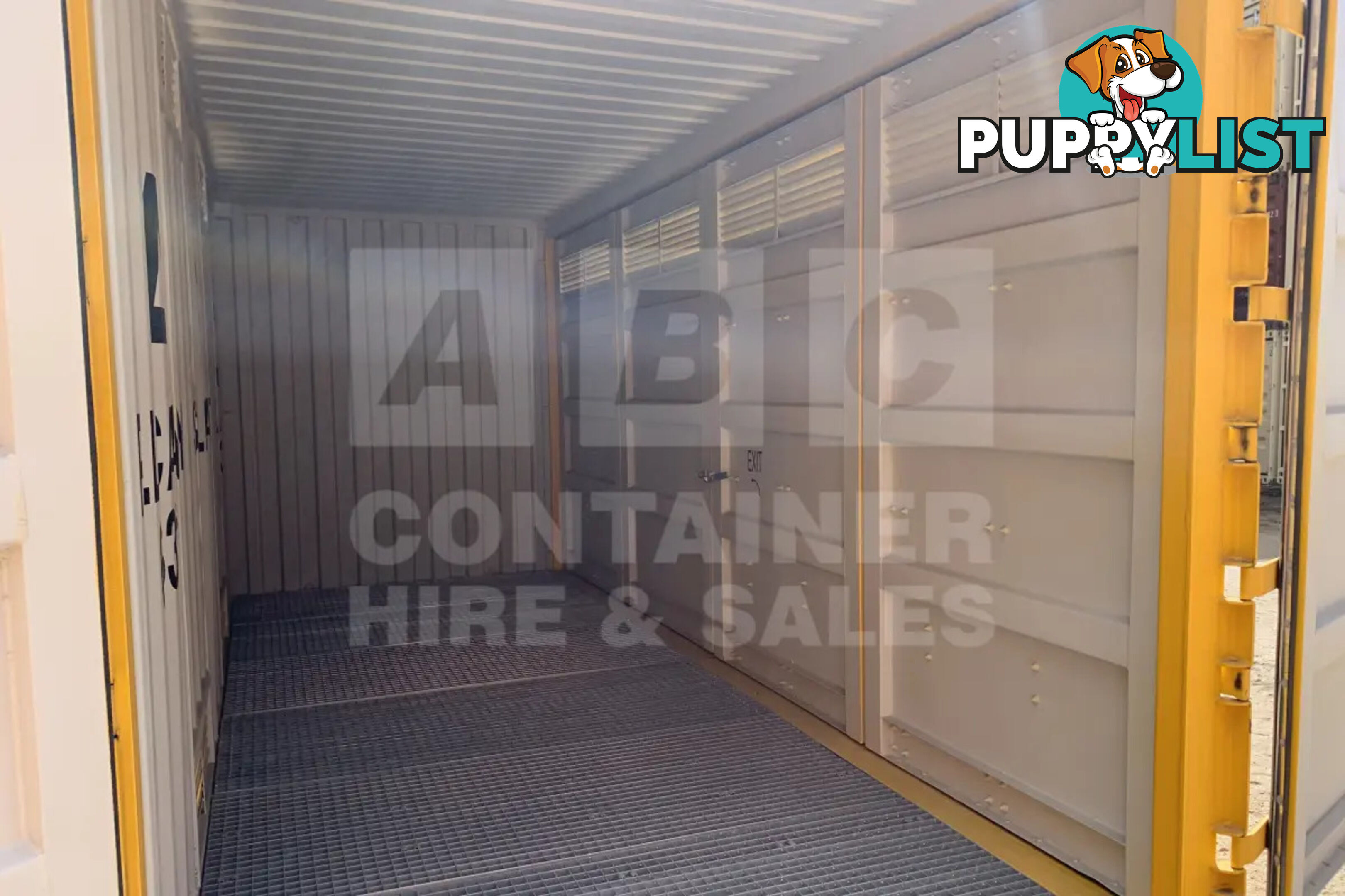 20' HIGH CUBE SIDE OPENING DANGEROUS GOODS SHIPPING CONTAINER