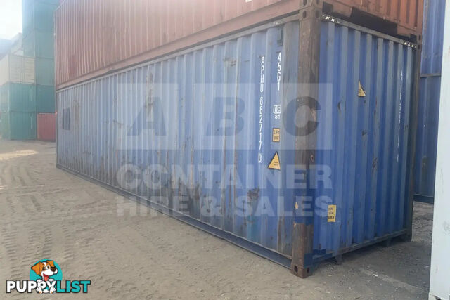40' HIGH CUBE SHIPPING CONTAINER