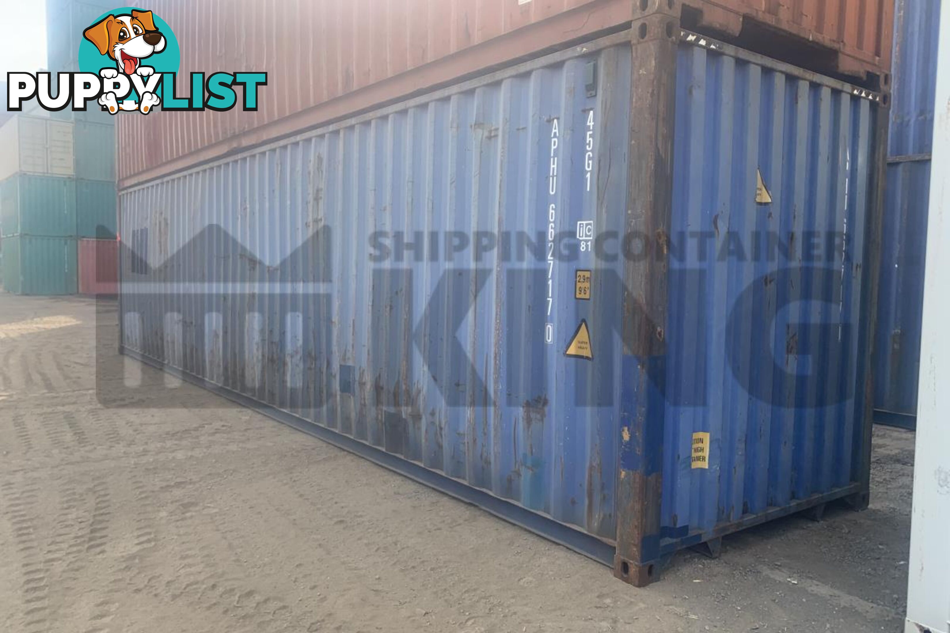 40' HIGH CUBE SHIPPING CONTAINER