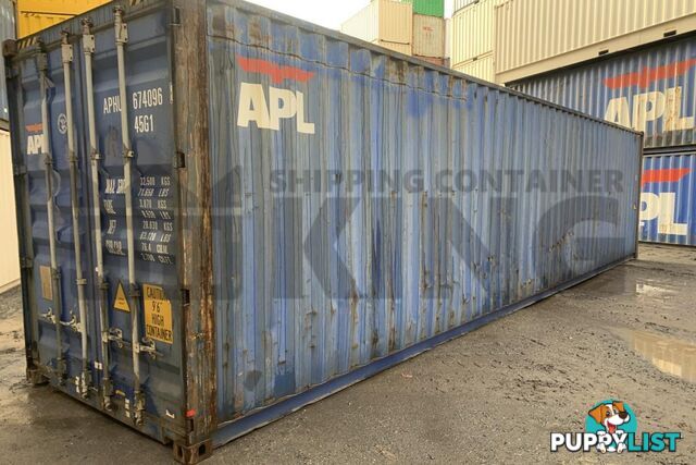 40' HIGH CUBE SHIPPING CONTAINER