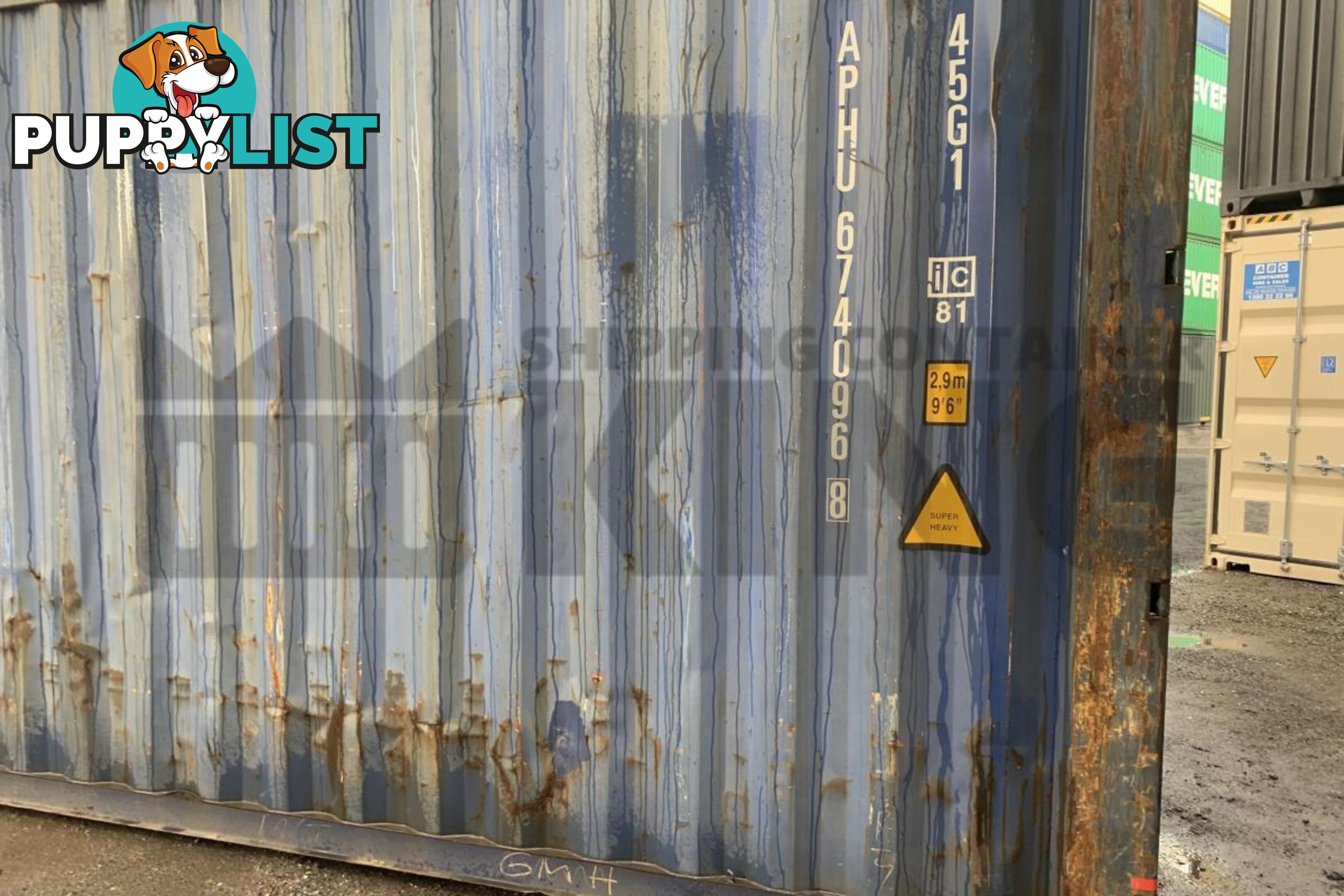 40' HIGH CUBE SHIPPING CONTAINER