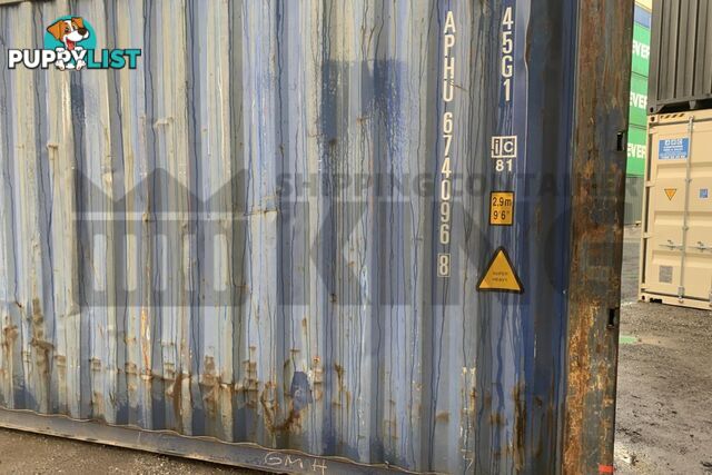 40' HIGH CUBE SHIPPING CONTAINER