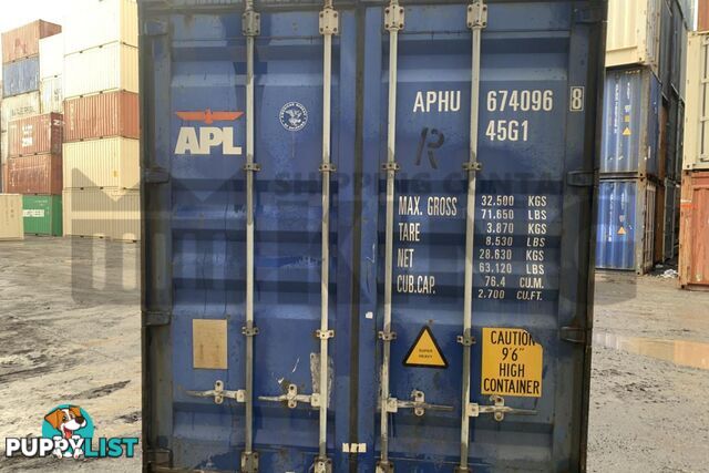40' HIGH CUBE SHIPPING CONTAINER