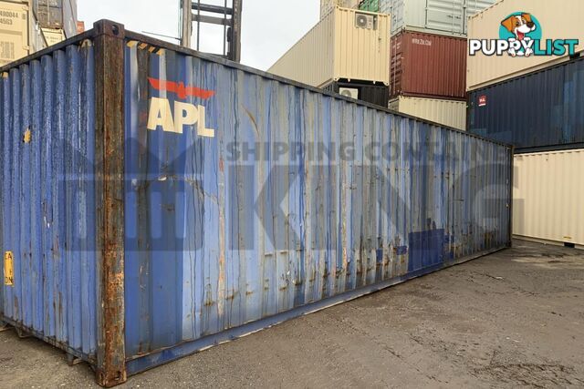 40' HIGH CUBE SHIPPING CONTAINER