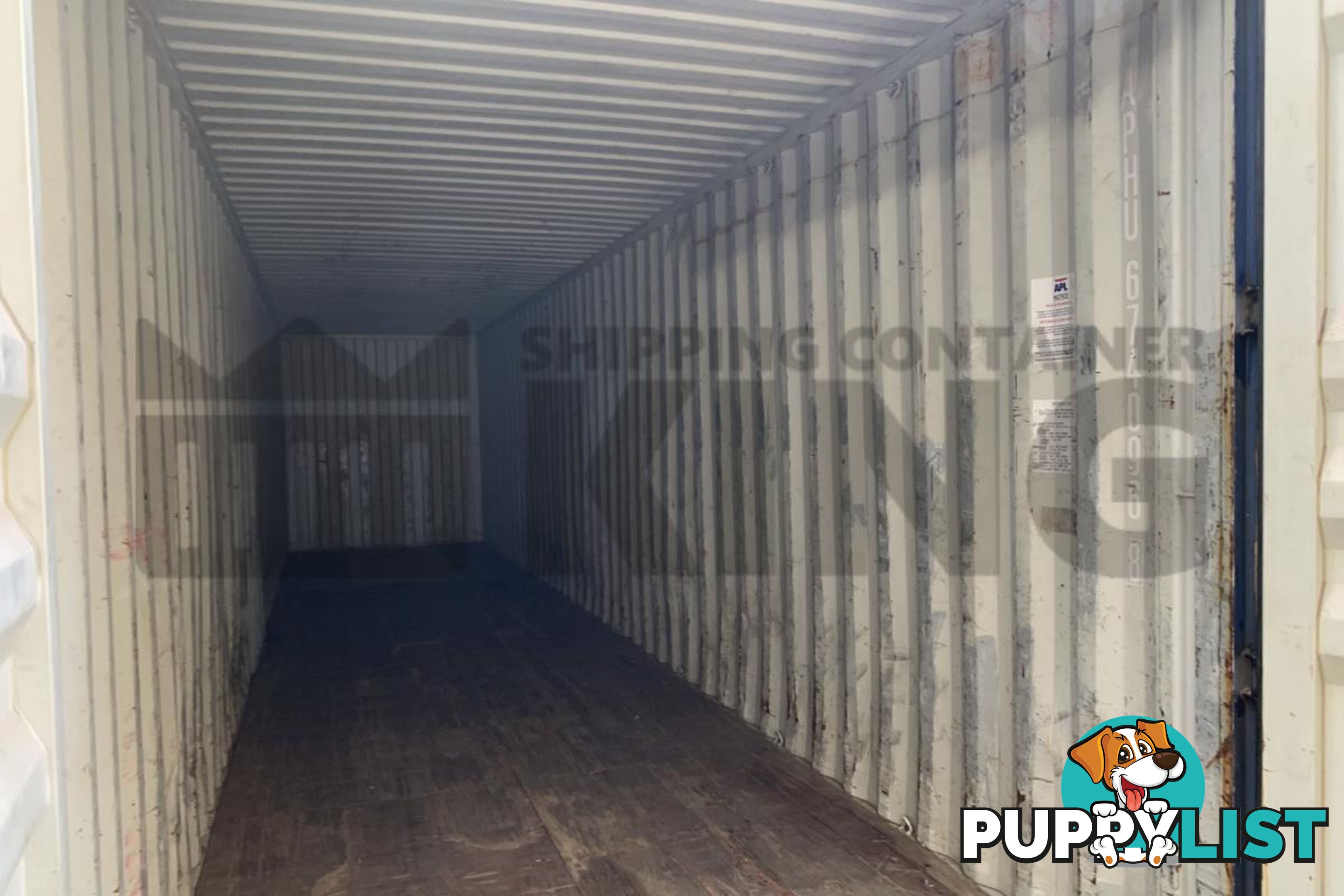 40' HIGH CUBE SHIPPING CONTAINER