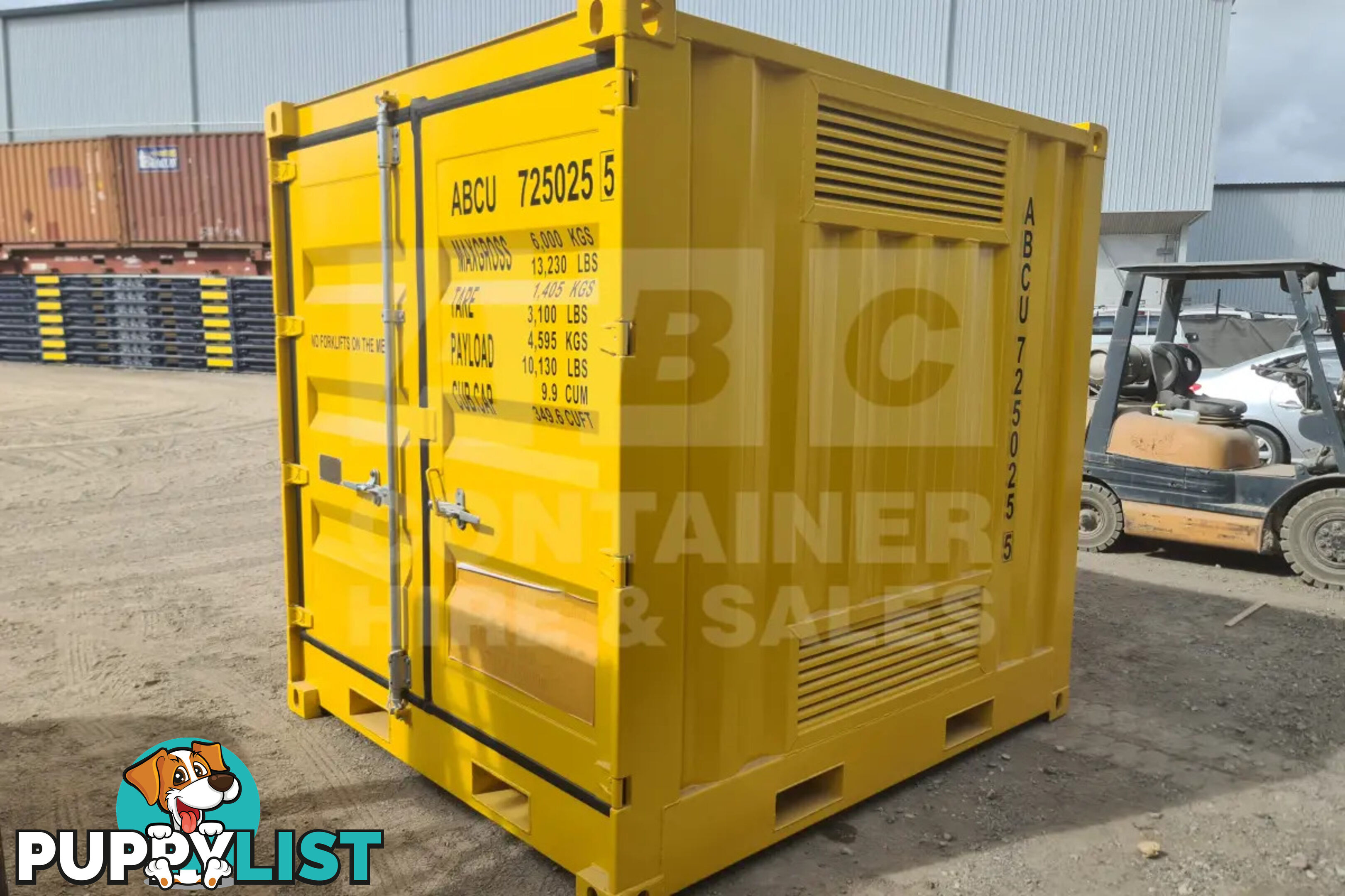 8' DANGEROUS GOODS SHIPPING CONTAINER (4 CORNER POST)