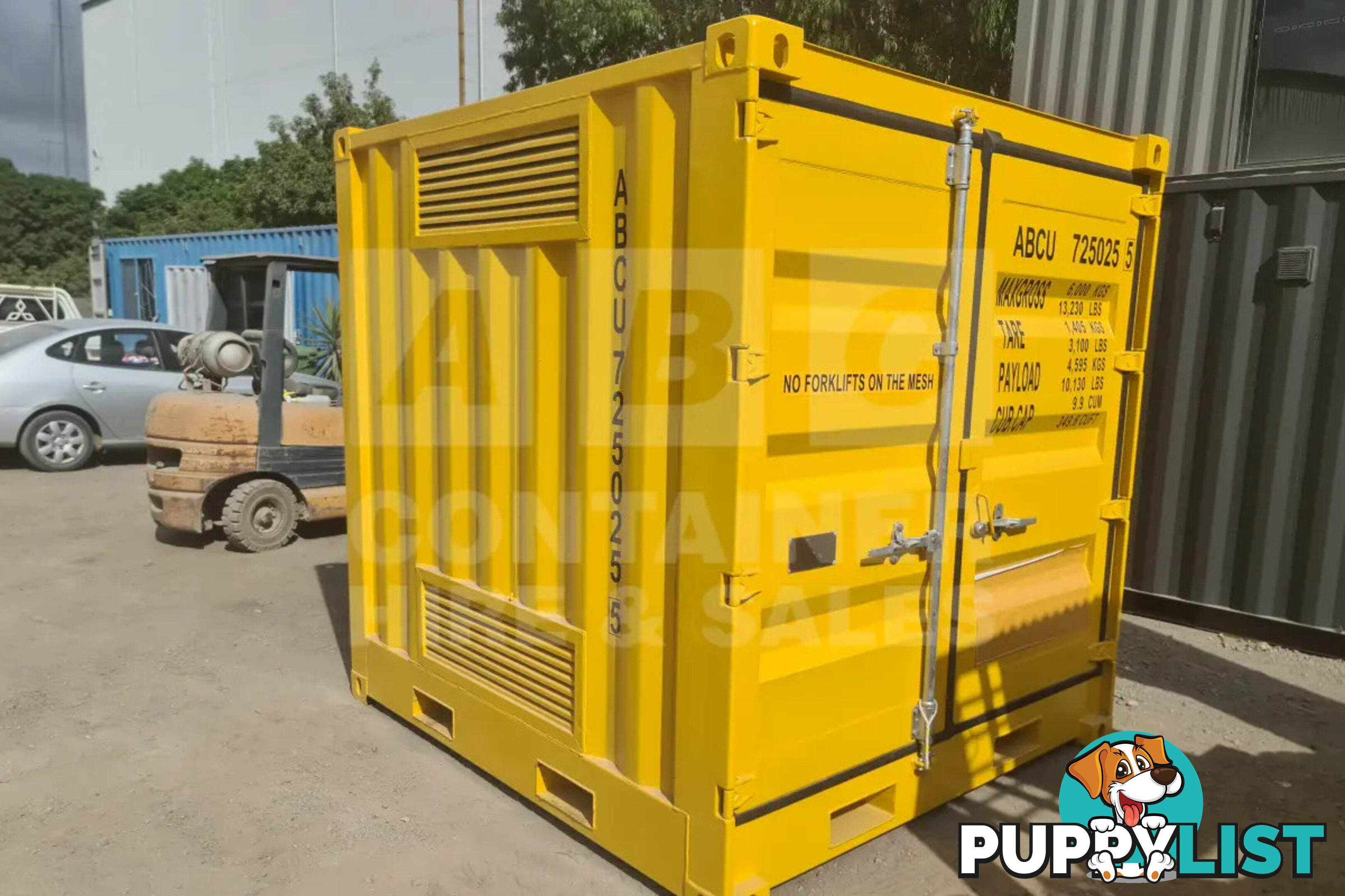 8' DANGEROUS GOODS SHIPPING CONTAINER (4 CORNER POST)