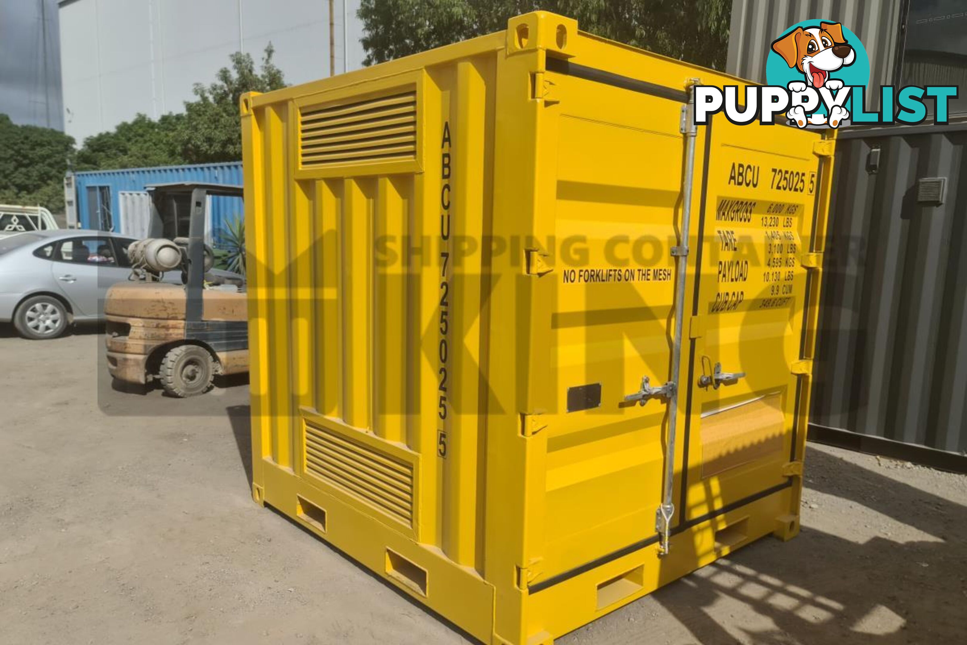 8' DANGEROUS GOODS SHIPPING CONTAINER (4 CORNER POST)