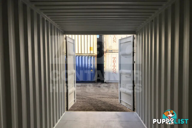 20' HIGH CUBE SHIPPING CONTAINER (STEEL FLOOR) - in Brisbane