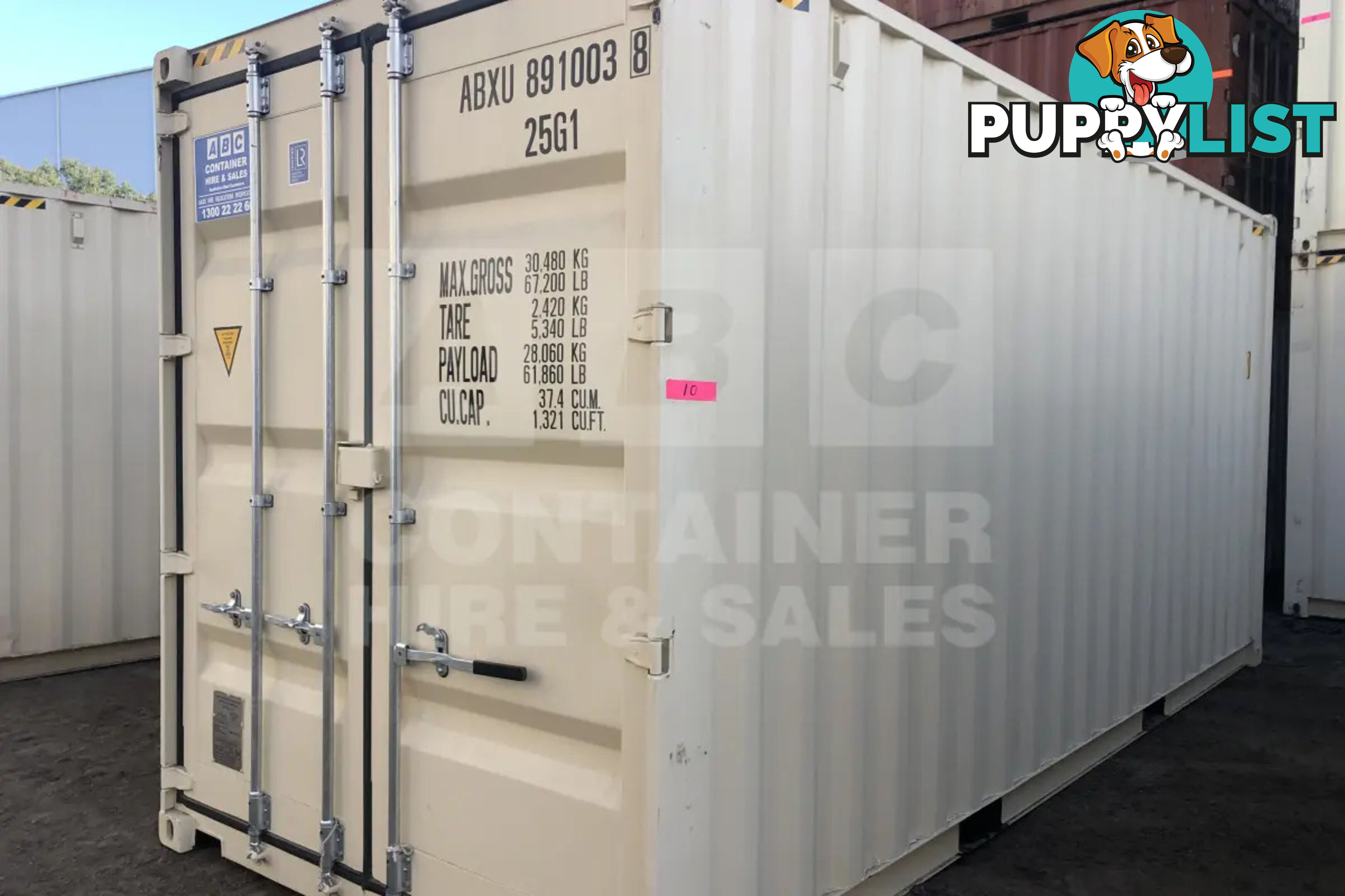 20' HIGH CUBE SHIPPING CONTAINER (STEEL FLOOR) - in Brisbane