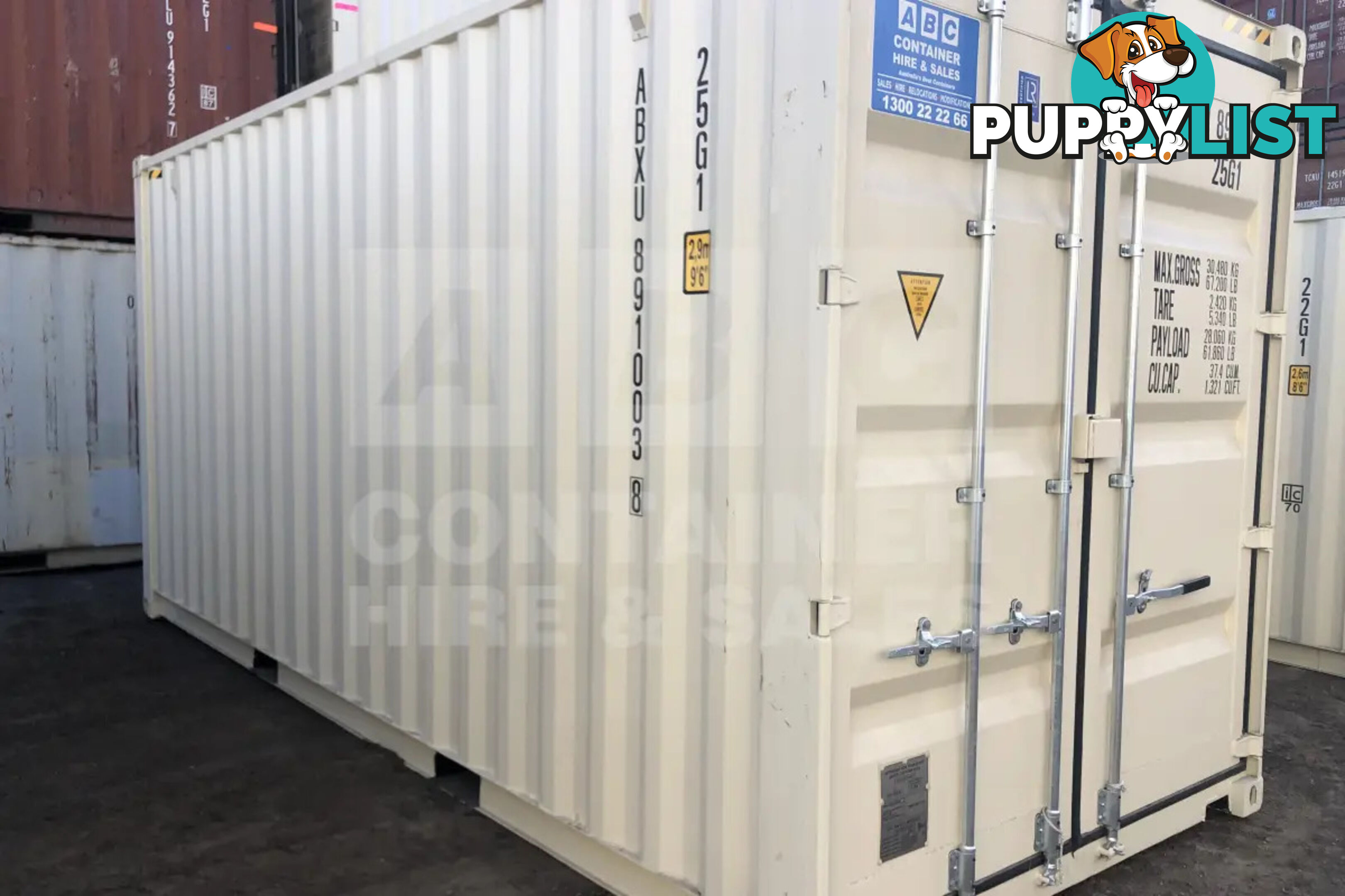 20' HIGH CUBE SHIPPING CONTAINER (STEEL FLOOR) - in Brisbane