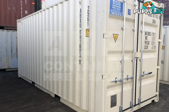 20' HIGH CUBE SHIPPING CONTAINER (STEEL FLOOR) - in Brisbane