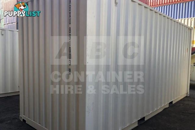 20' HIGH CUBE SHIPPING CONTAINER (STEEL FLOOR) - in Brisbane