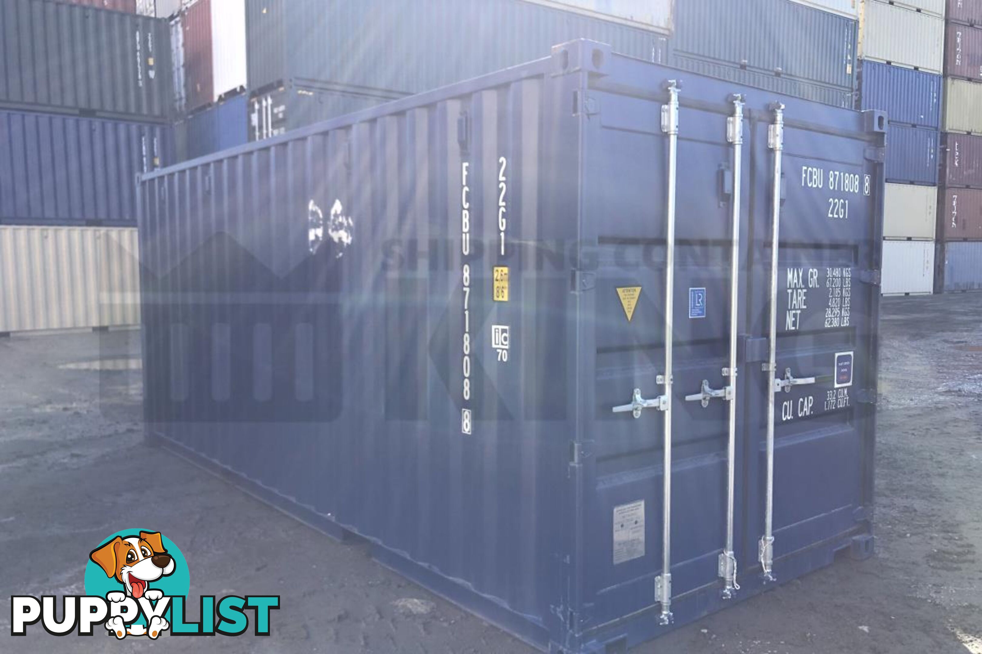 20' STANDARD HEIGHT SHIPPING CONTAINER - in Toowoomba