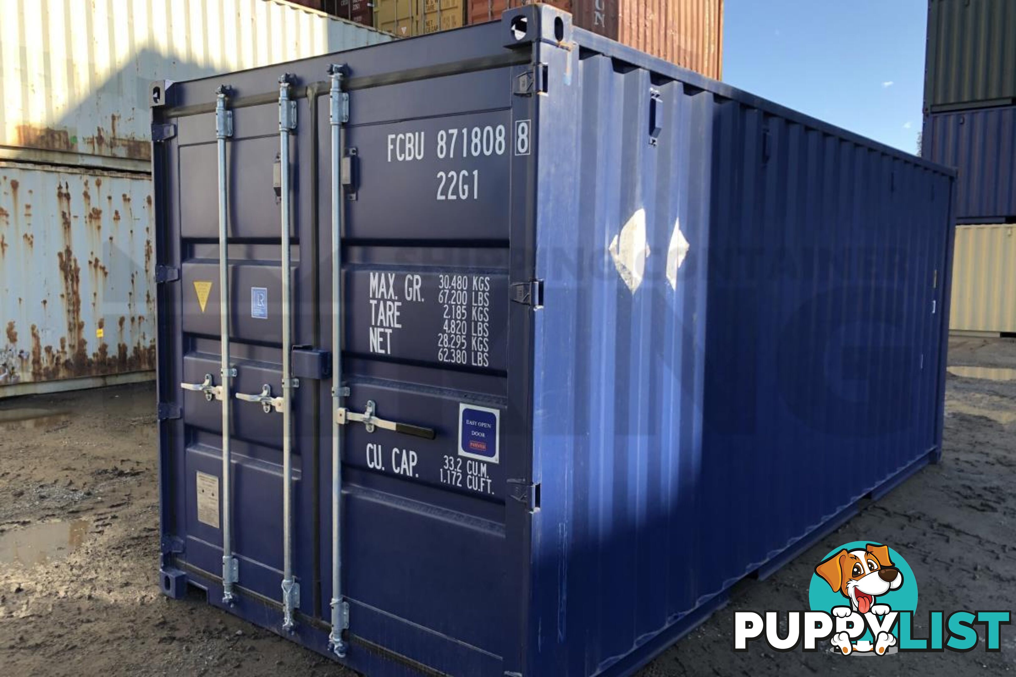 20' STANDARD HEIGHT SHIPPING CONTAINER - in Toowoomba