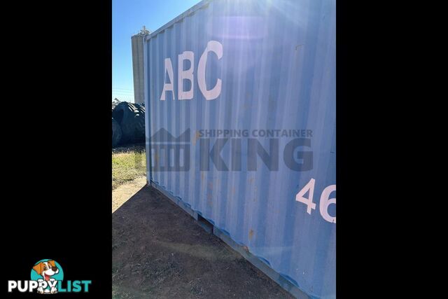 20' STANDARD HEIGHT SHIPPING CONTAINER - in Toowoomba