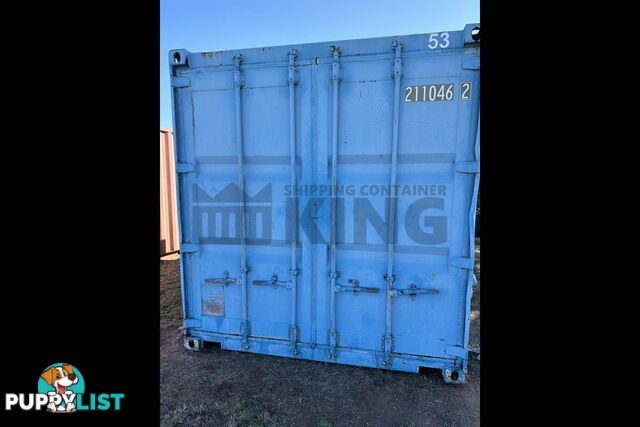 20' STANDARD HEIGHT SHIPPING CONTAINER - in Toowoomba