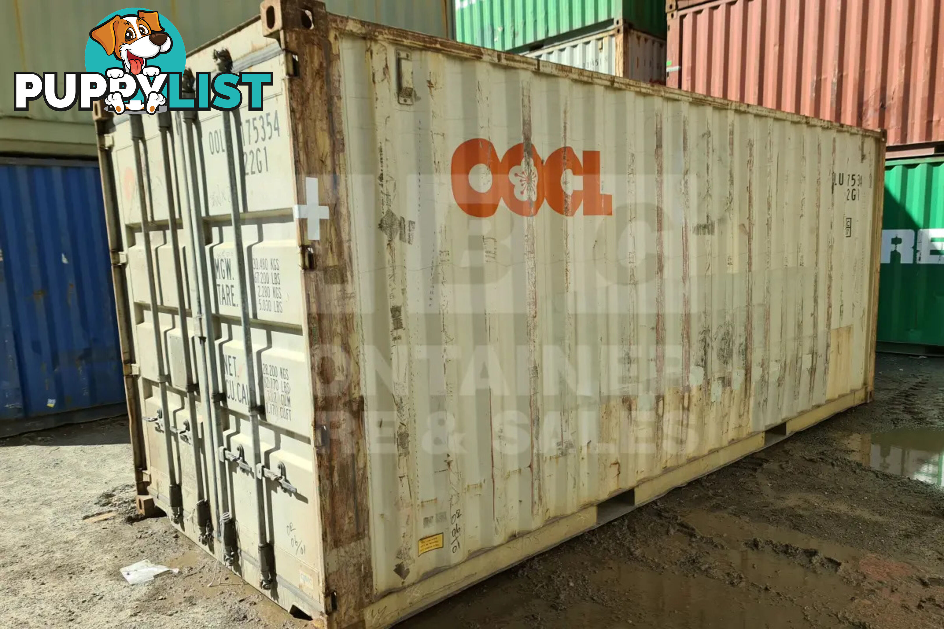 20' STANDARD HEIGHT SHIPPING CONTAINER