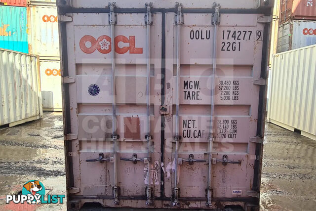 20' STANDARD HEIGHT SHIPPING CONTAINER