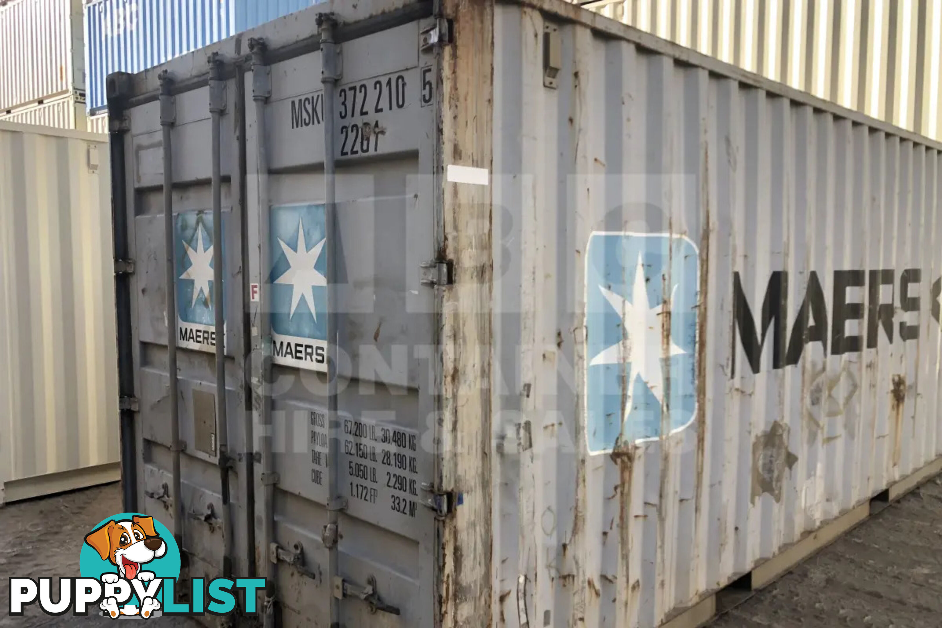 20' STANDARD HEIGHT SHIPPING CONTAINER