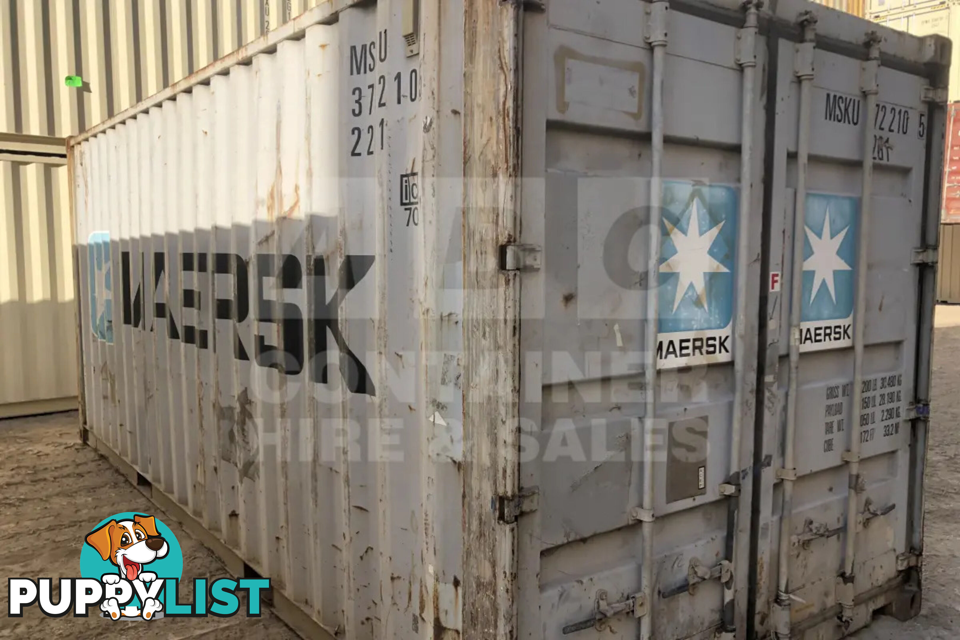 20' STANDARD HEIGHT SHIPPING CONTAINER