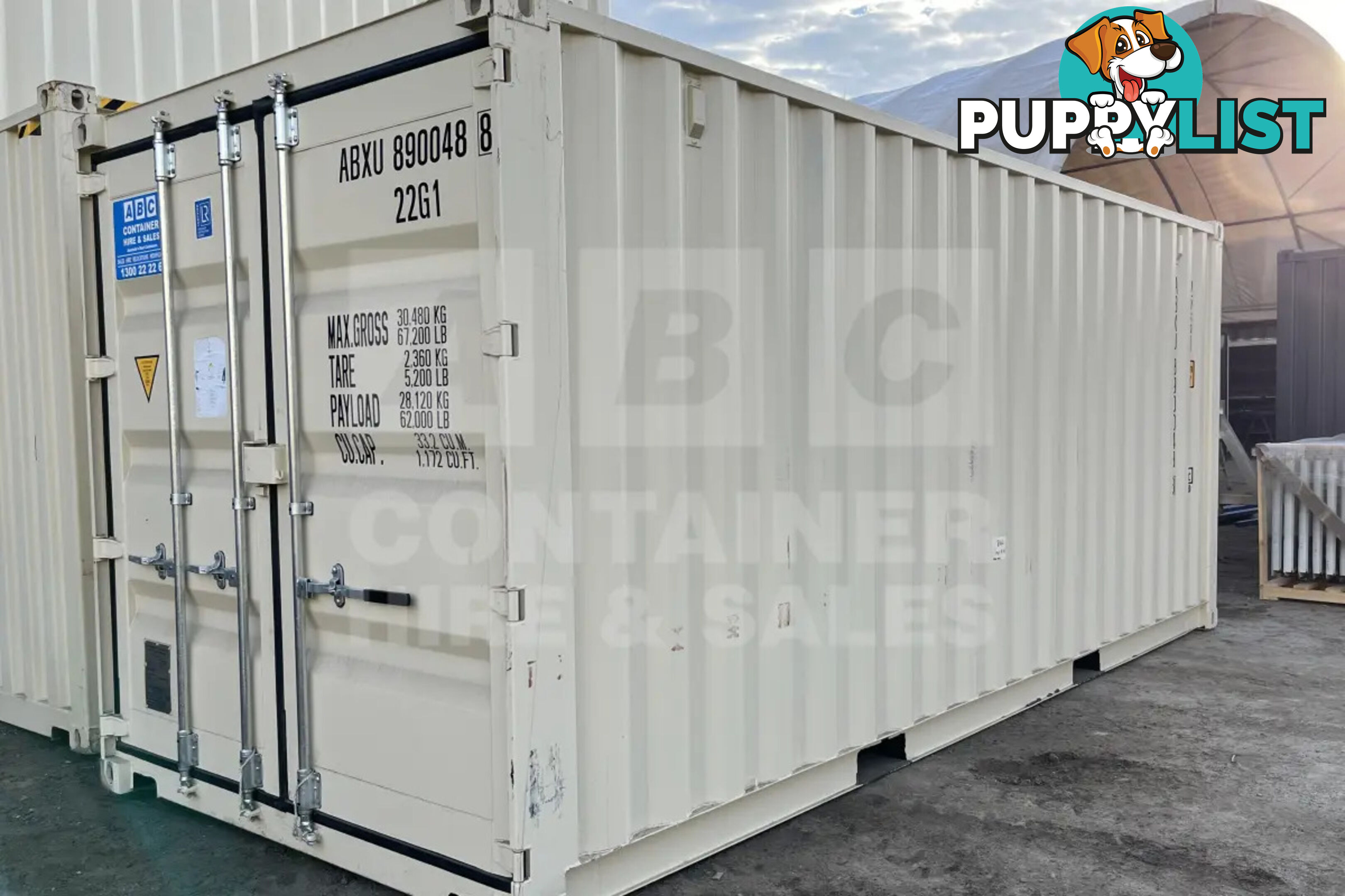 20' STANDARD HEIGHT SHIPPING CONTAINER (STEEL FLOOR)